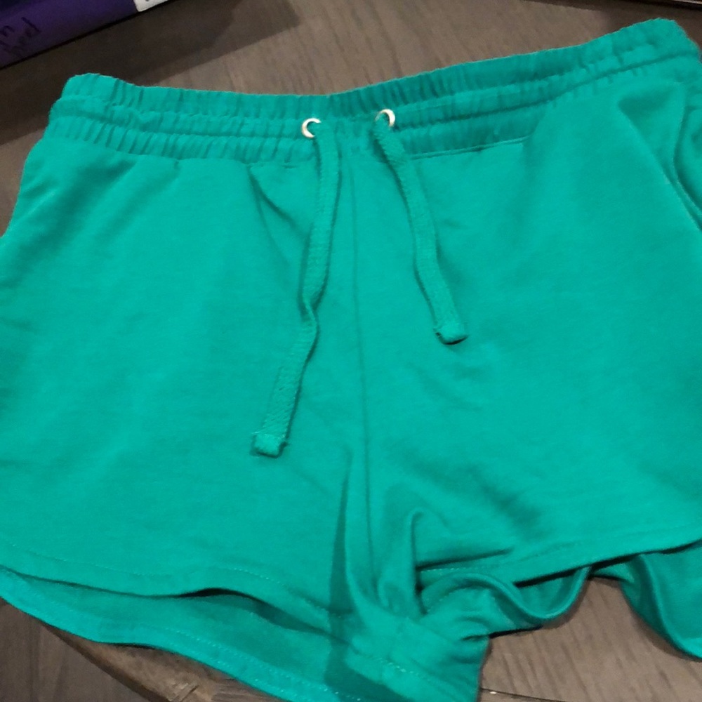 Green shorts from Rainbow Shop. Never worn.
